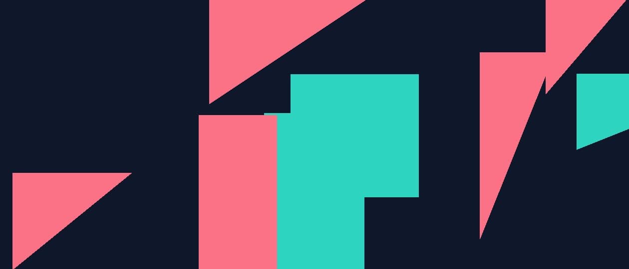 Abstract geometric composition in teal, navy and coral representing EPF advance withdrawal rules
